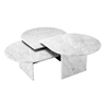 Naples marble coffee table set