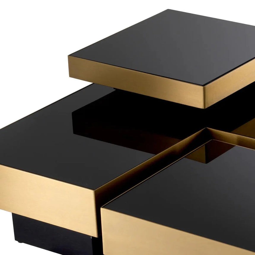Nio glass coffee table set