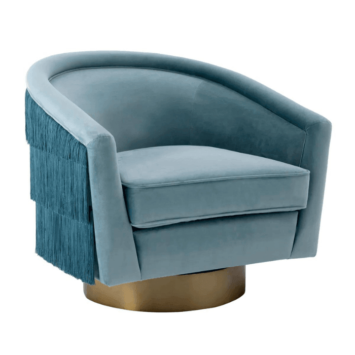 Le Vante forgó bársony fotel