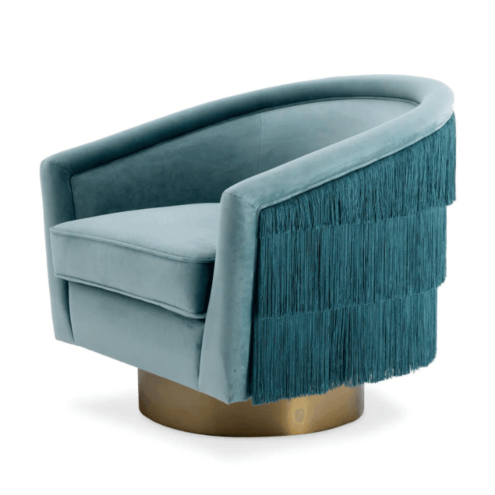 Le Vante forgó bársony fotel