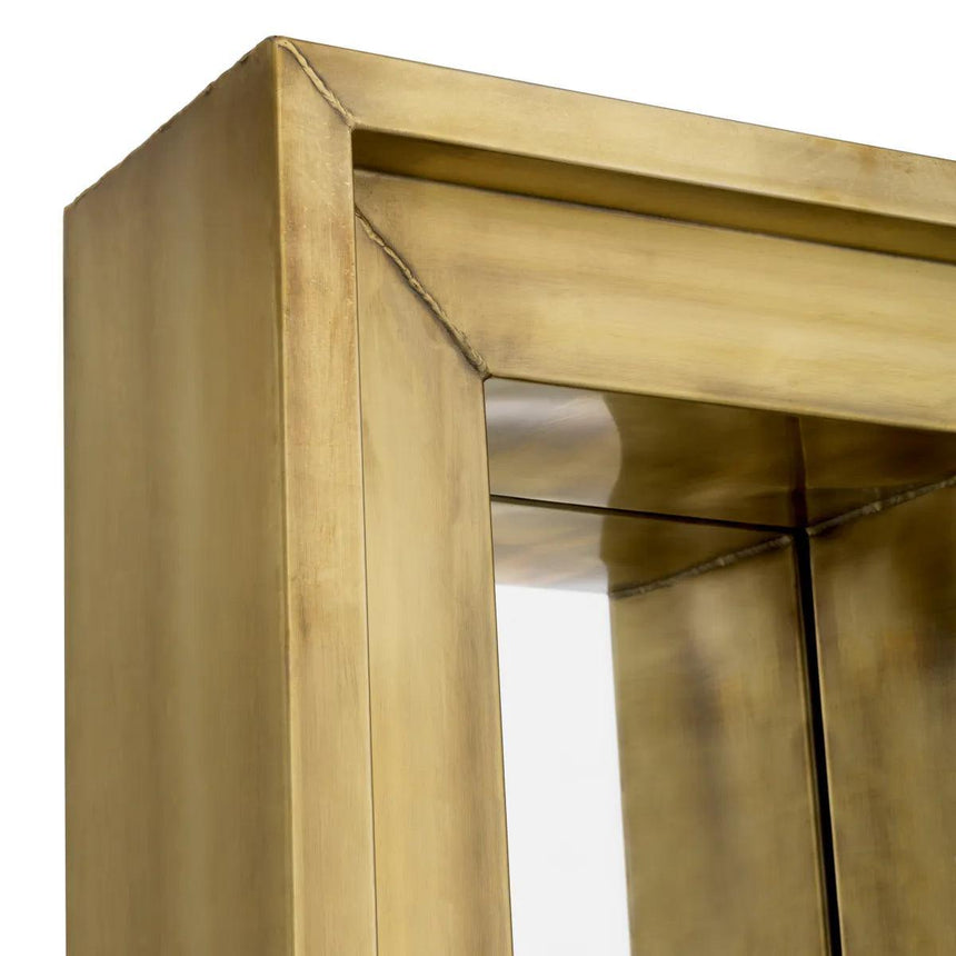 Magenta fém tükör keskeny - Dutch Home