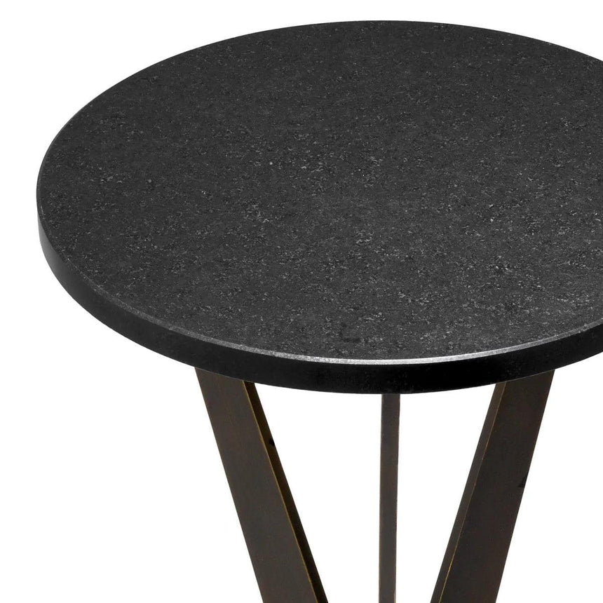 Malone granite side table