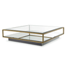 Tortona glass coffee table