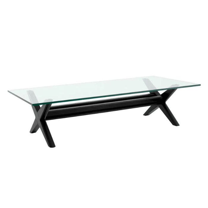 Maynor glass coffee table