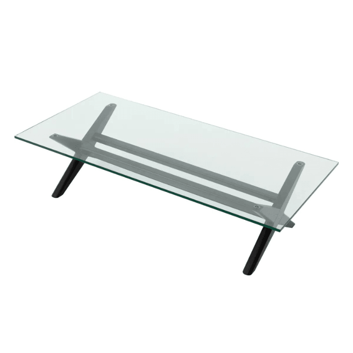 Maynor glass coffee table