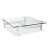 Maxim glass coffee table