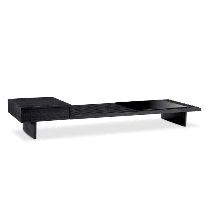 The Crest glass coffee table