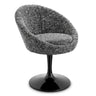 O'Neill swivel fabric chair