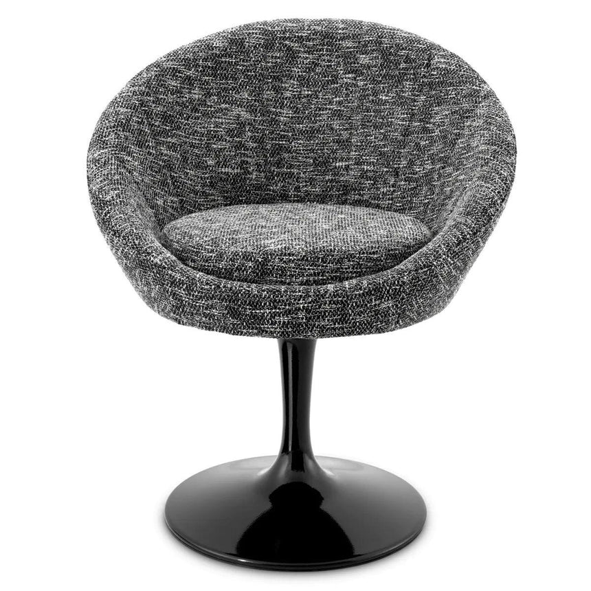 O'Neill swivel fabric chair