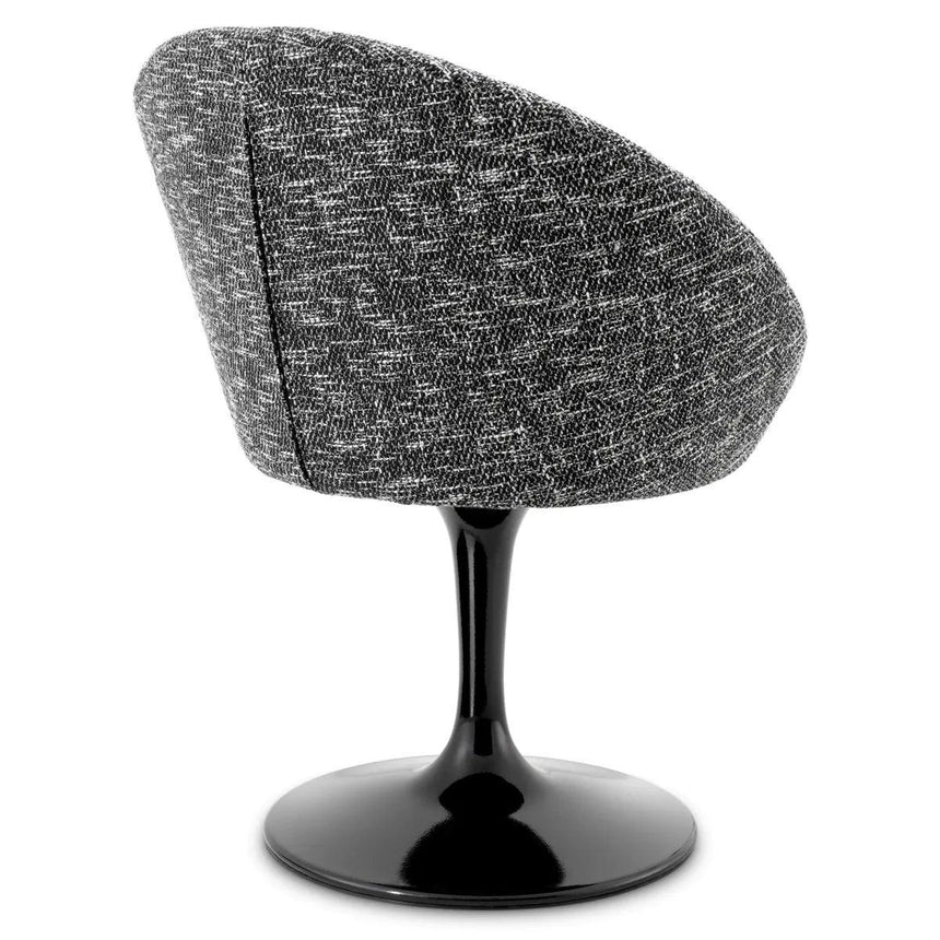 O'Neill swivel fabric chair
