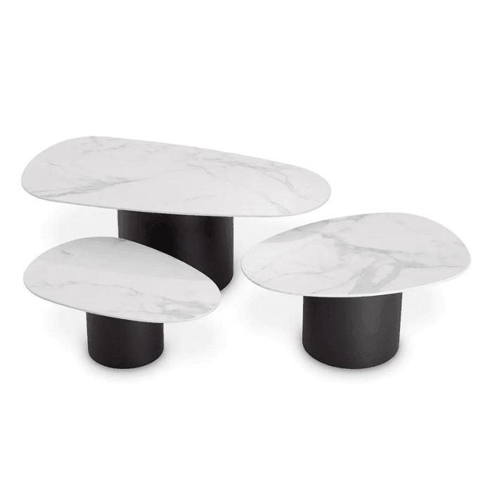 Zane ceramic coffee table set