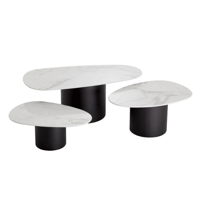 Zane ceramic coffee table set