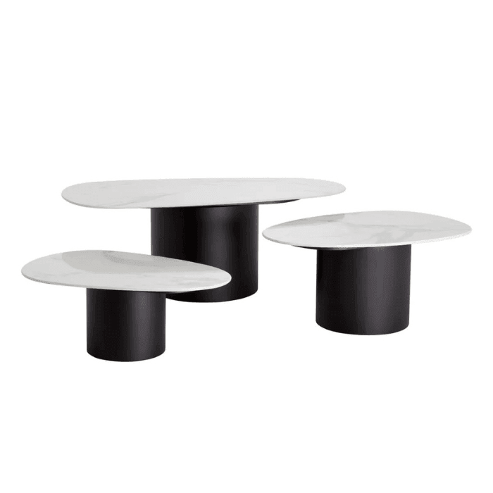 Zane ceramic coffee table set