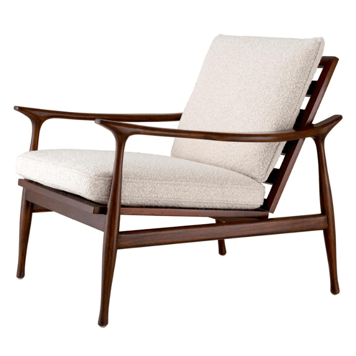 Manzo buklé fotel barna vázzal