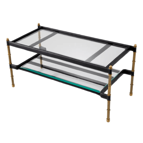 Princess glass coffee table 95x42