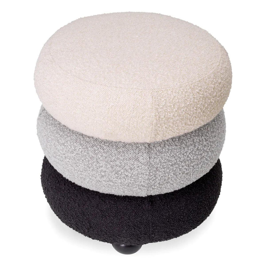 Tulum bouclé pouf