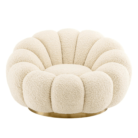 Mello forgó sherpa fotel