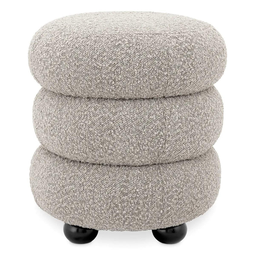 Tulum bouclé pouf