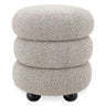 Tulum bouclé pouf