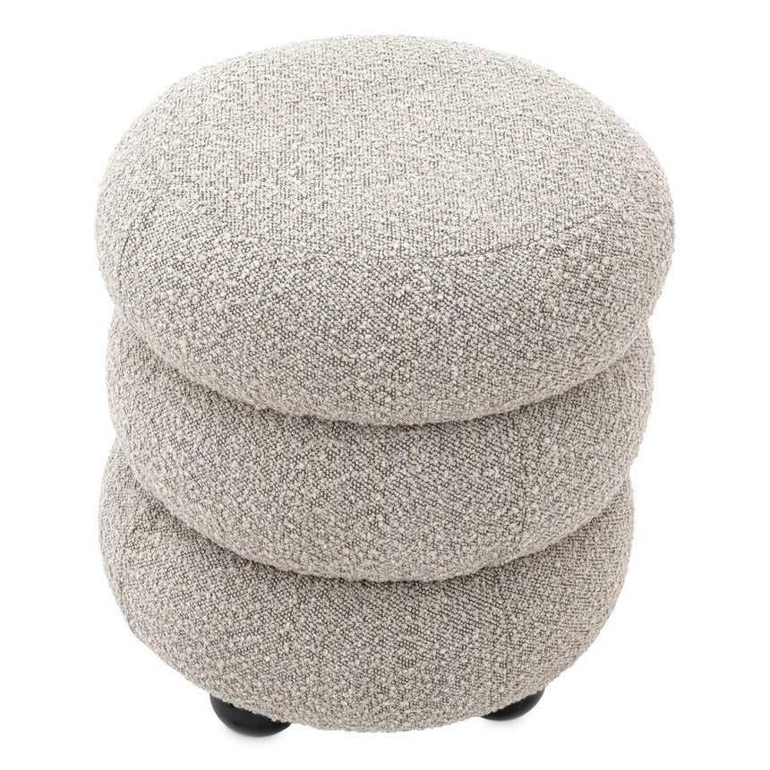 Tulum bouclé pouf