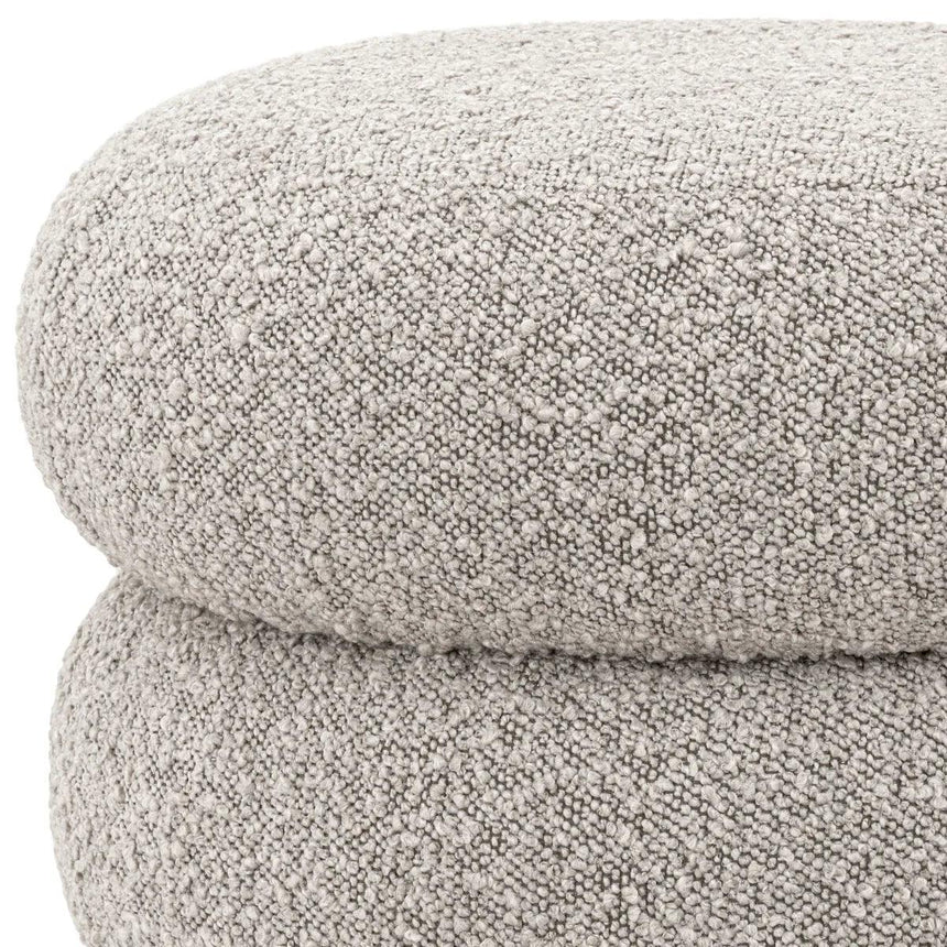 Tulum bouclé pouf