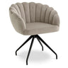 Luzer swivel velvet chair