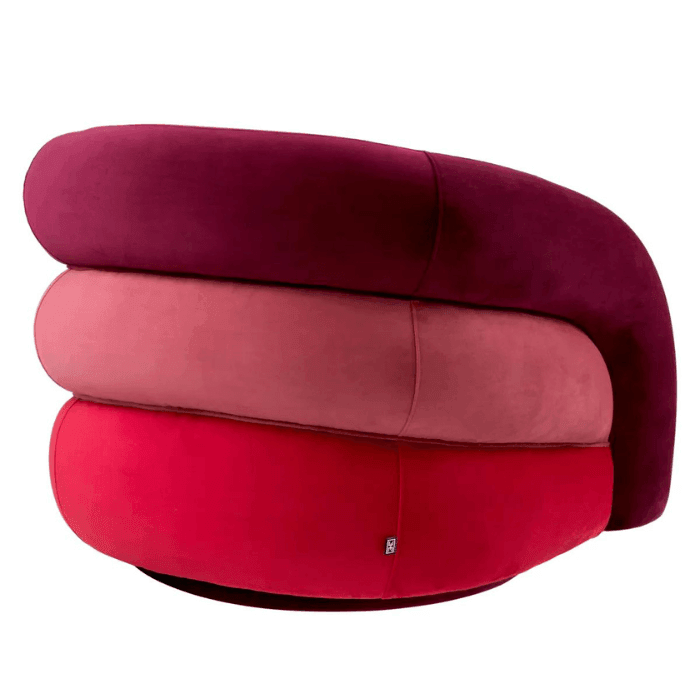 Novelle forgó bársony fotel