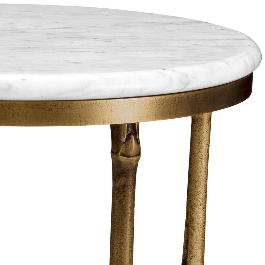 Pigna marble side table
