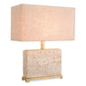 Newton limestone table lamp 55cm