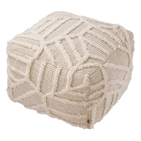 San Juan fabric pouf