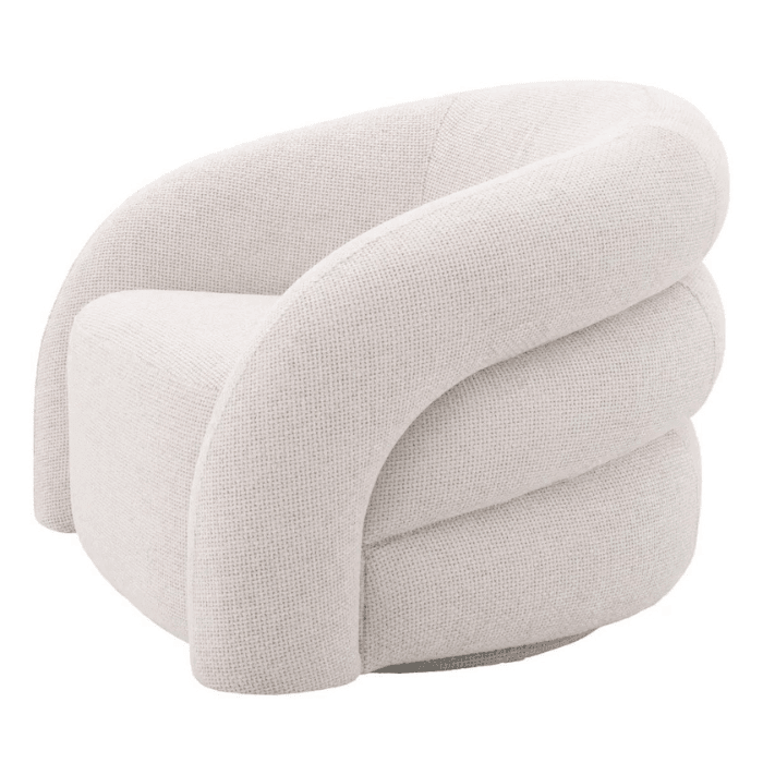 Novelle forgó szövet fotel