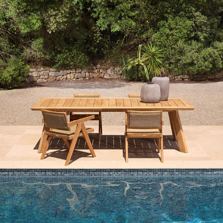 Merati wooden garden table