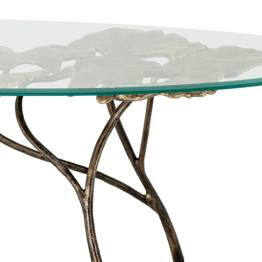 Poseidon glass coffee table