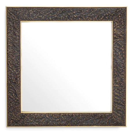 Risto fém tükör négyzet alakú - Dutch Home