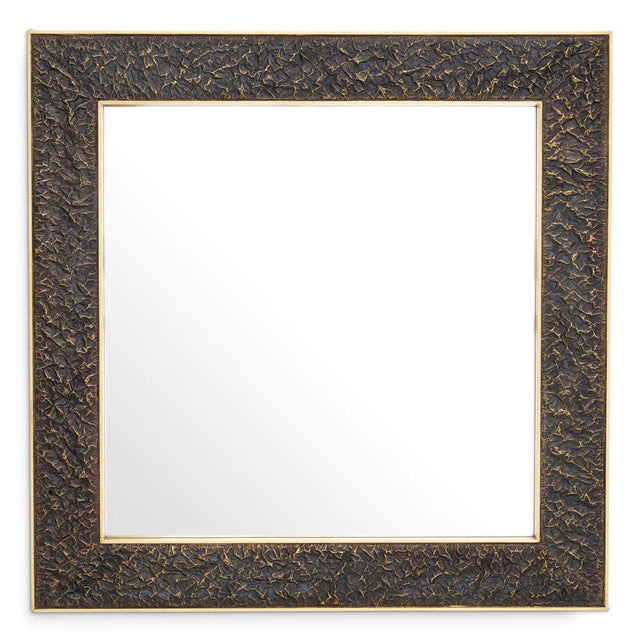 Risto fém tükör négyzet alakú - Dutch Home