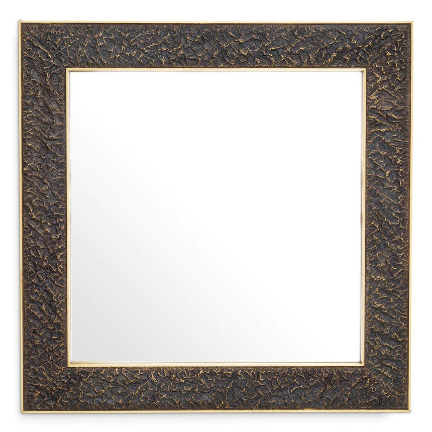 Risto fém tükör négyzet alakú - Dutch Home