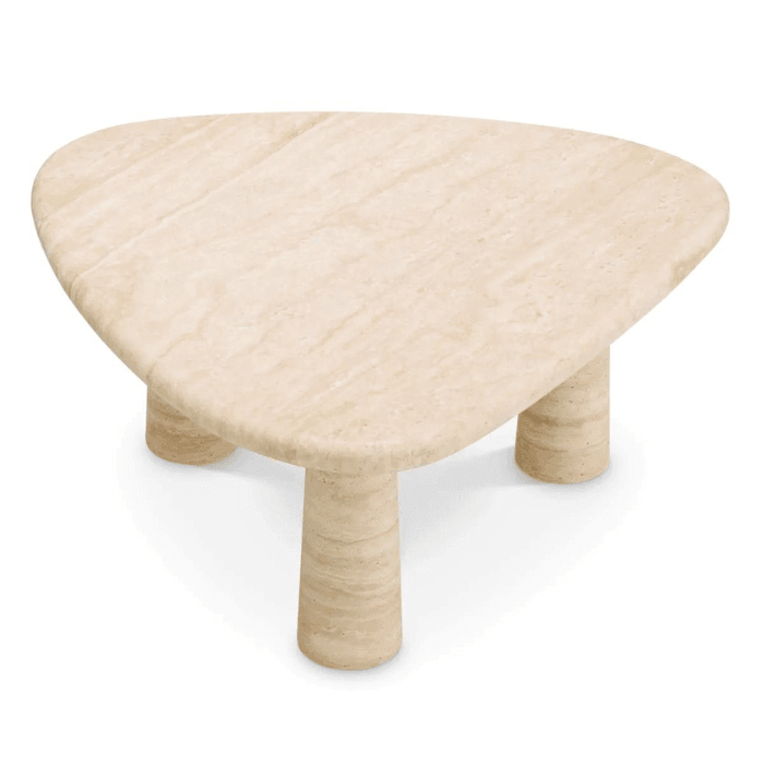 Larino limestone side table 76x72
