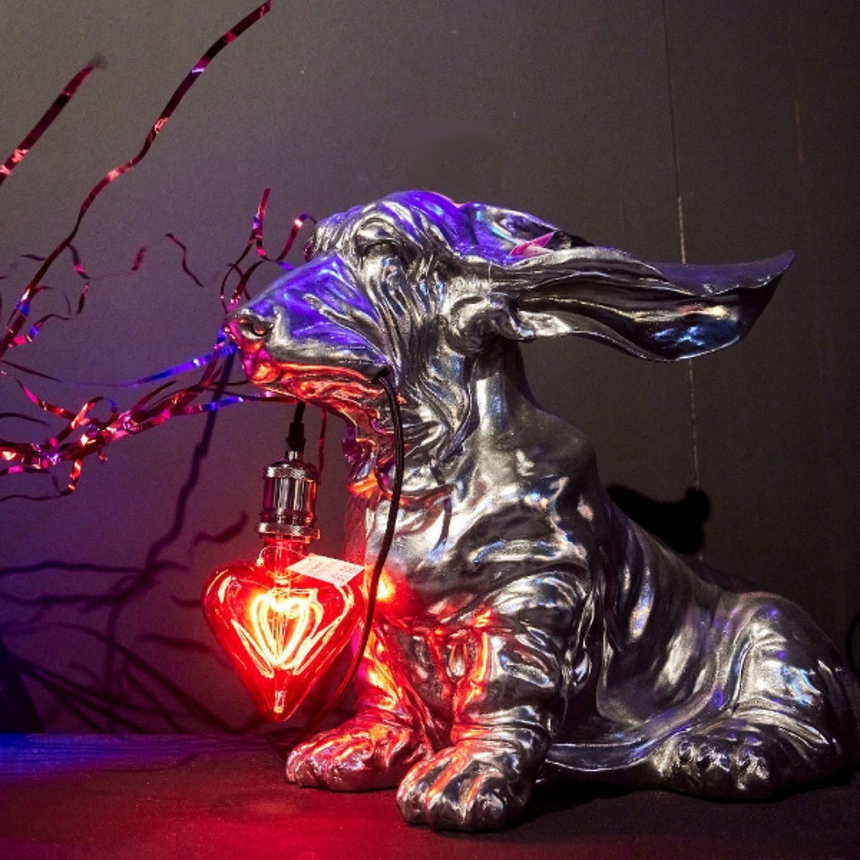 Columbo műgyanta asztali lámpa