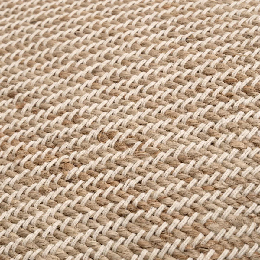 Vieste fabric pouf
