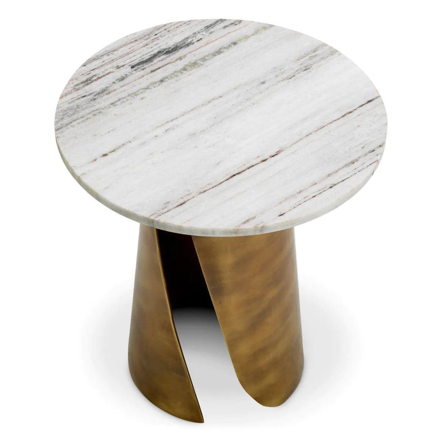 Nuova marble side table