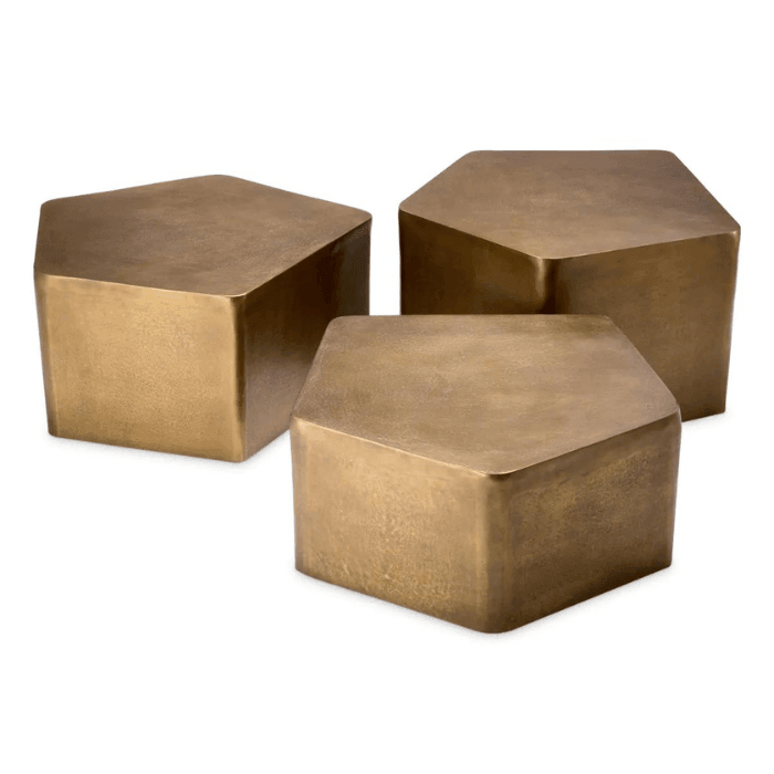 Veenazza metal coffee table set