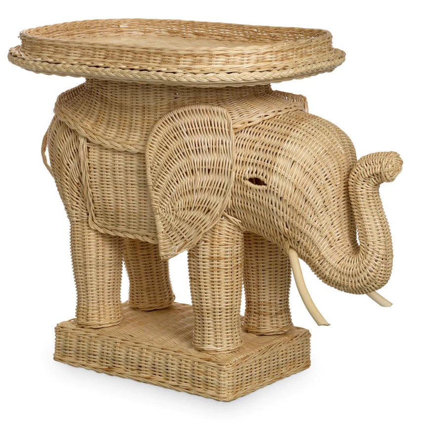 Elephant rattan lerakóasztal