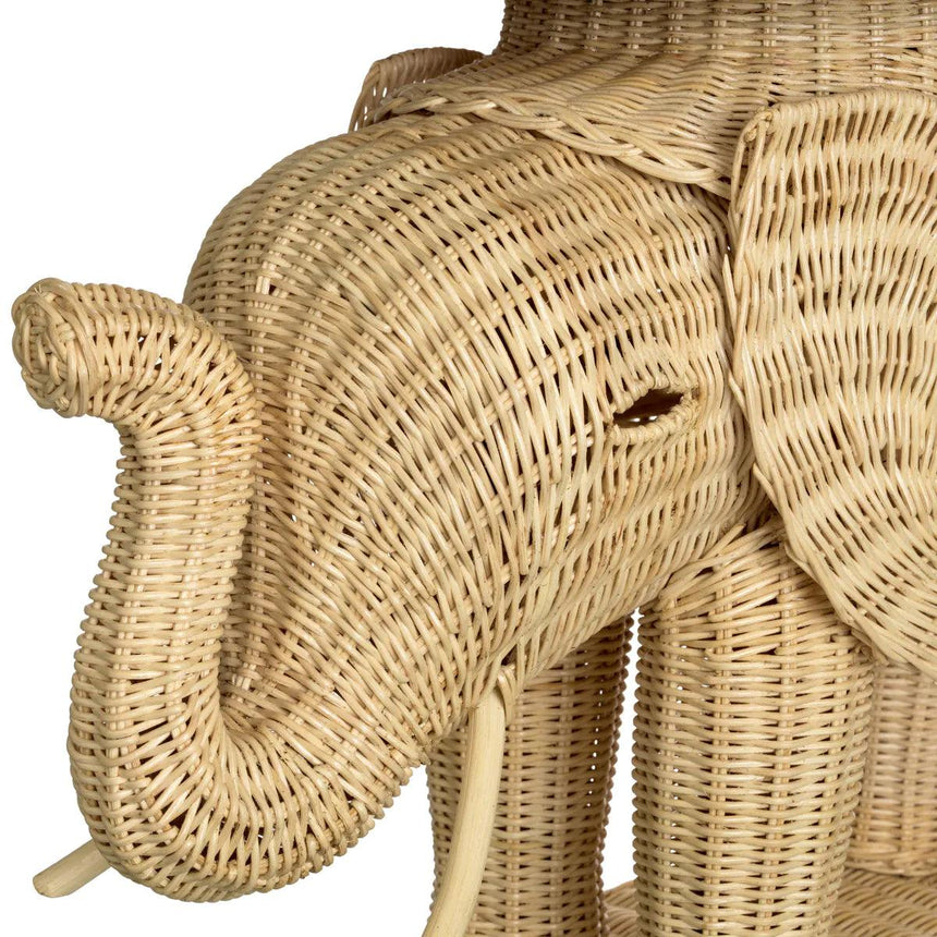 Elephant rattan lerakóasztal