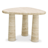 Larino limestone side table 62x59