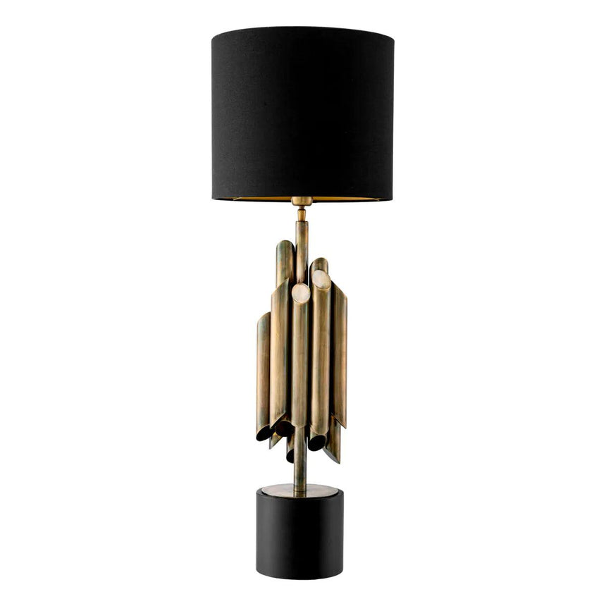 Beau Rivage Round metal table lamp