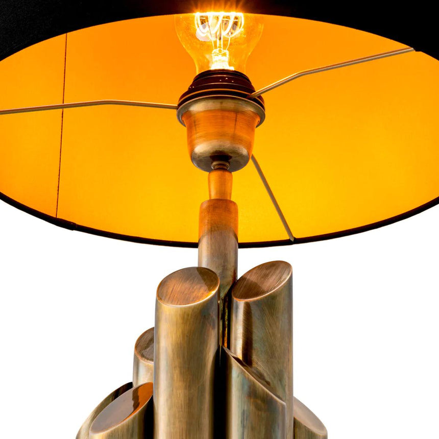 Beau Rivage Round metal table lamp