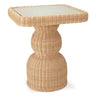 Tiago rattan side table