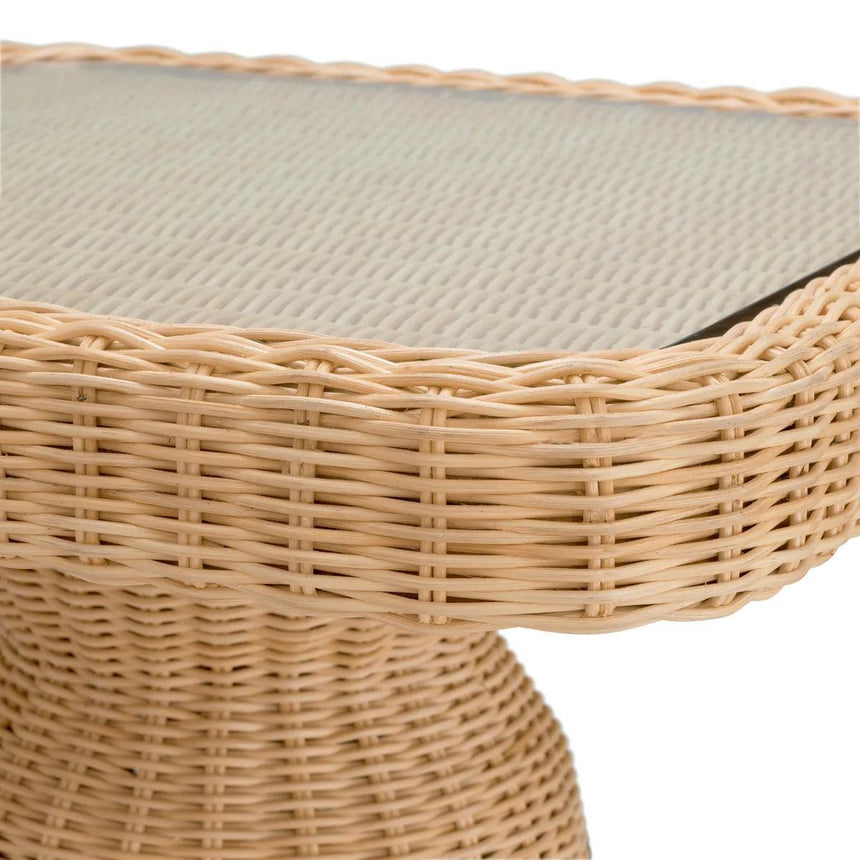 Tiago rattan side table