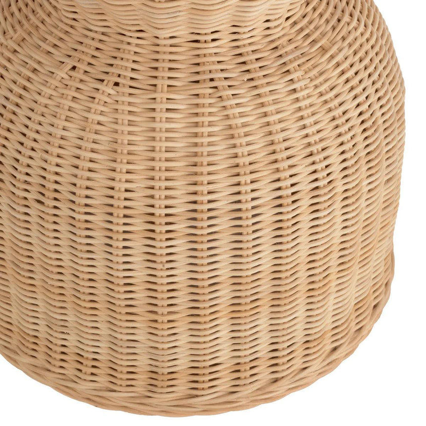 Tiago rattan side table