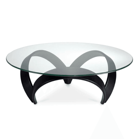 Soquel glass coffee table